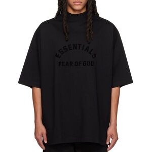 NEW Essentials Fear of God T-Shirt in Jet Black SS23